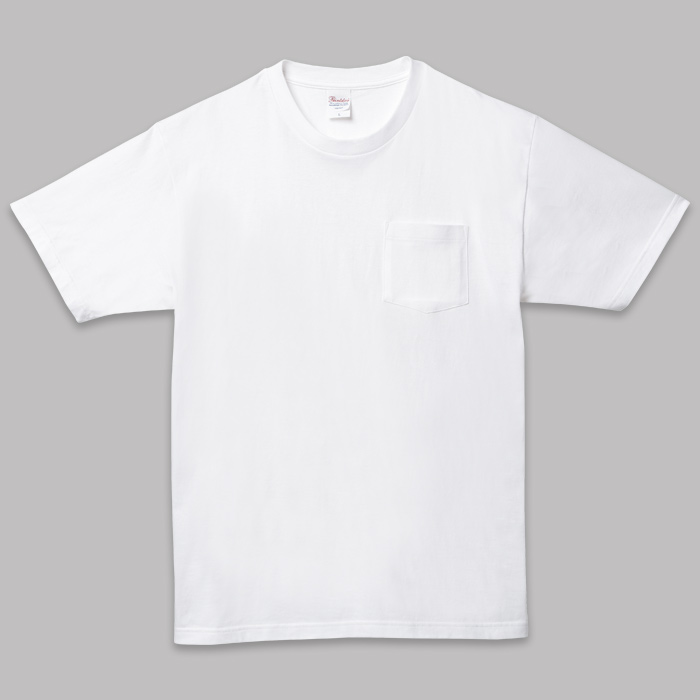 綿100%厚手5.6オンス ポケット付 半袖Tシャツ　色画像