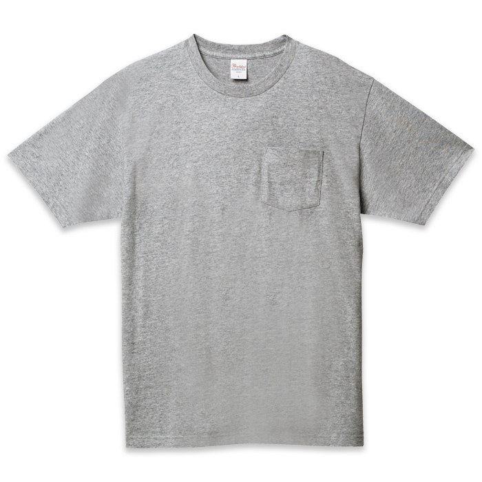 綿100%厚手5.6オンス ポケット付 半袖Tシャツ　色画像
