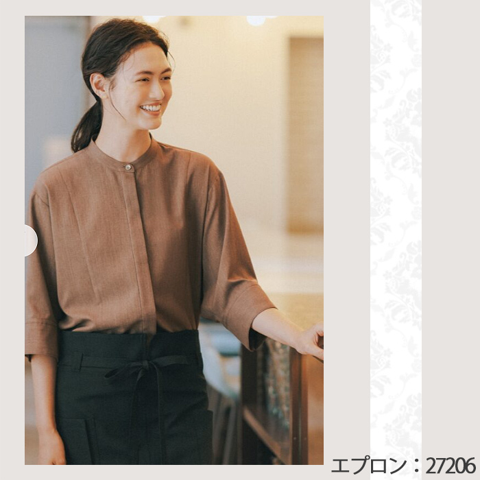 オーバーブラウス[3色]女性用　ドルマンスリーブがかわいい　モデル