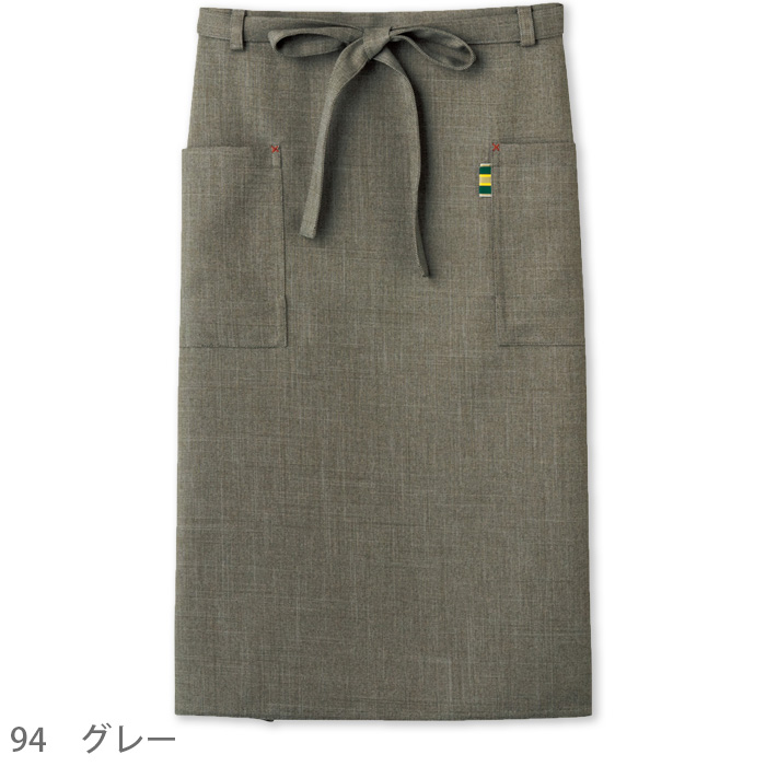 前掛けエプロン 62cm　ミドル丈　色
