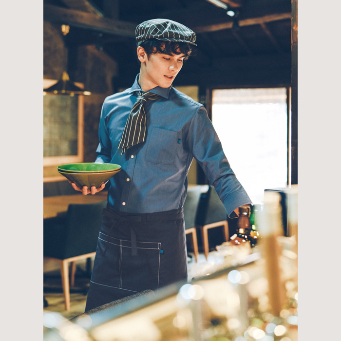 軽量でストレッチ性◎キレイめデニム調　詳細画像