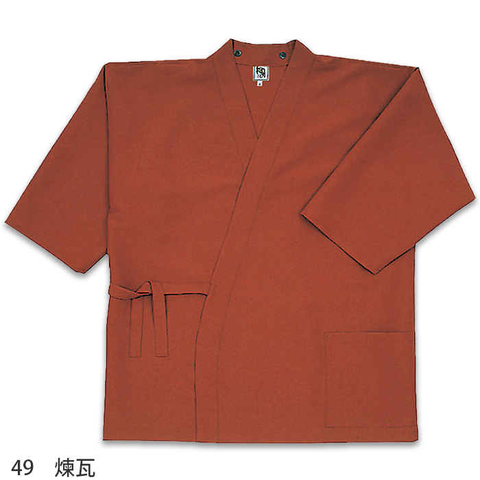 作務衣上衣　縮緬　兼用　color
