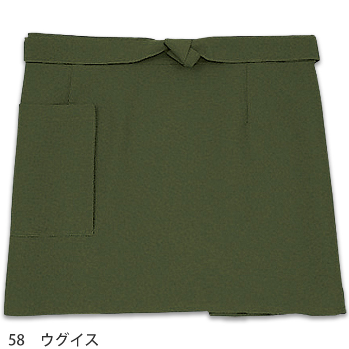 前掛け　ちりめん　色画像