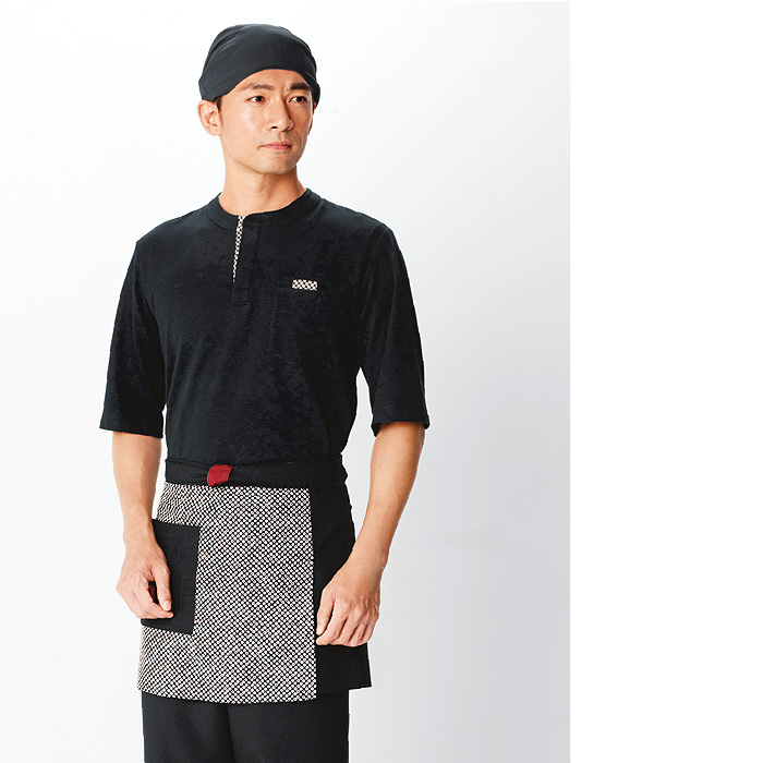 バンダナキャップ　和　風格子　詳細画像