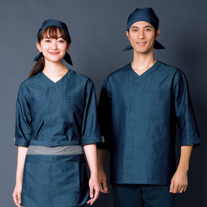 伝統の播州織和紙デニム　詳細画像