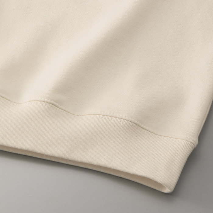 8.8オンス 裏パイルスウェット(男女兼用)綿100% ロングシーズン使える厚さ スペック