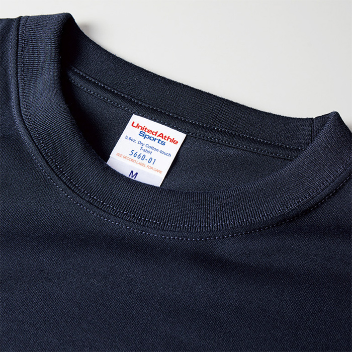 ポリエステル100%Tシャツ(男女兼用)5.6オンス　シワになりにくい　スペック