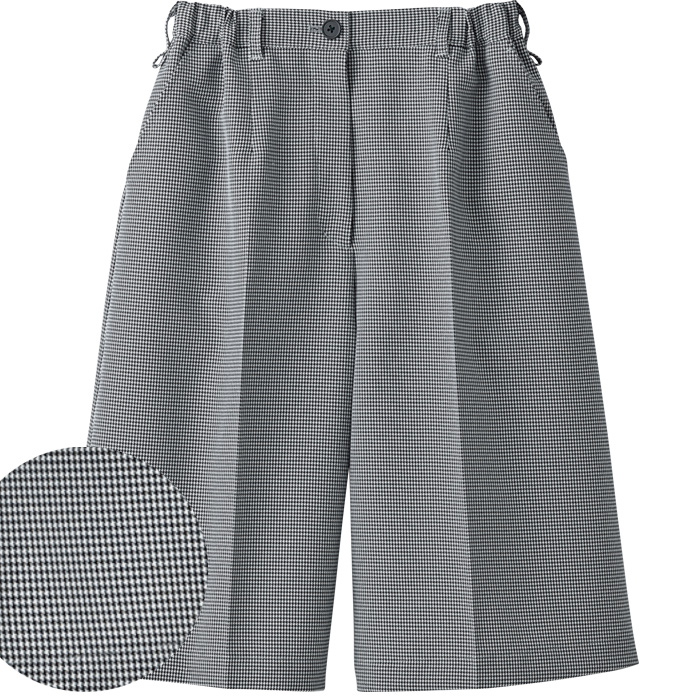 【清掃スタッフ販売店制服】動きやすいストレッチキュロット　脇ゴムでうれしい【4色】レディース　トップ画像