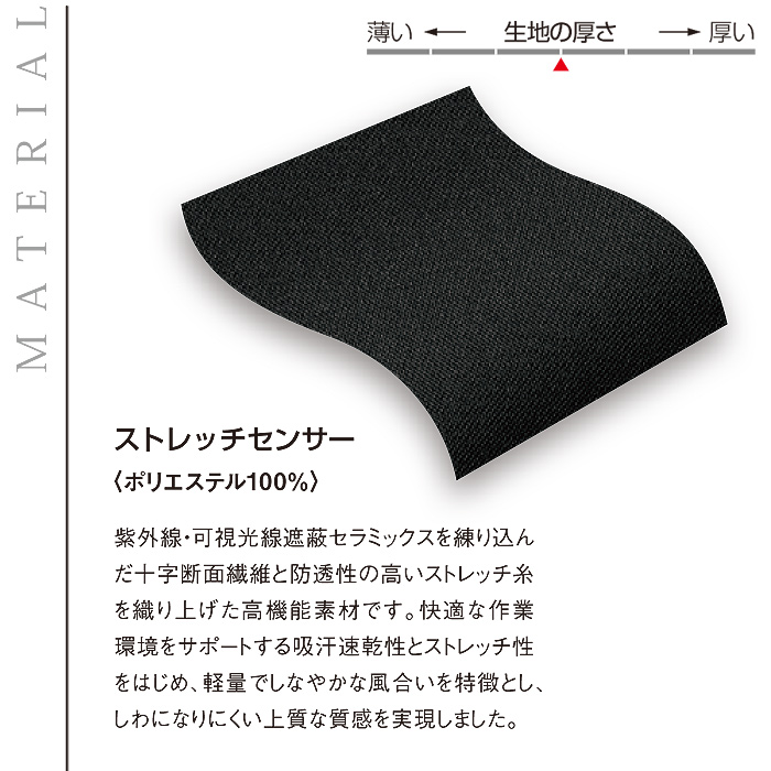KAZENコックコート　スペック
