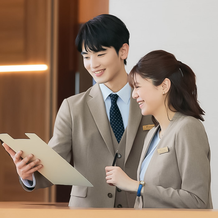 【飲食店販売店制服】レディースノーカラージャケット【女性用5~23号】軽量・タテにもヨコにも伸びるストレッチ　スペック