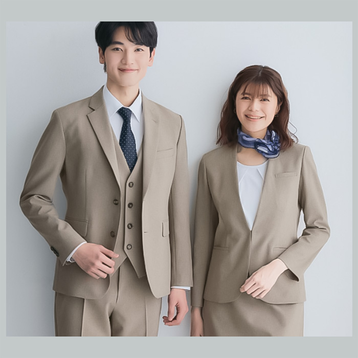 【飲食店販売店制服】メンズテーラードジャケット【男性用S~5L】軽量・タテにもヨコにも伸びるストレッチ　スペック