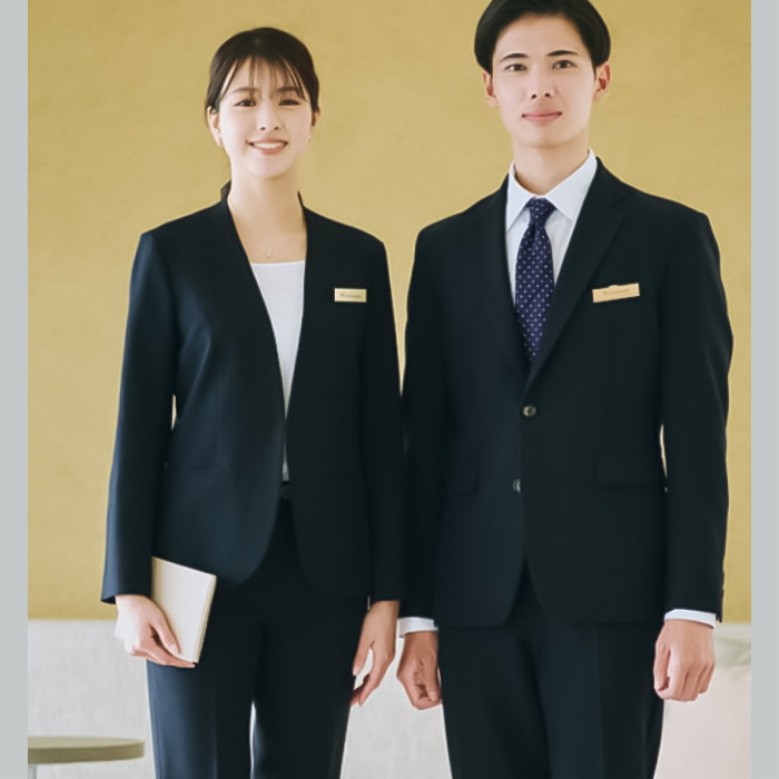 【飲食店販売店制服】メンズテーラードジャケット【男性用S~5L】軽量・タテにもヨコにも伸びるストレッチ　スペック