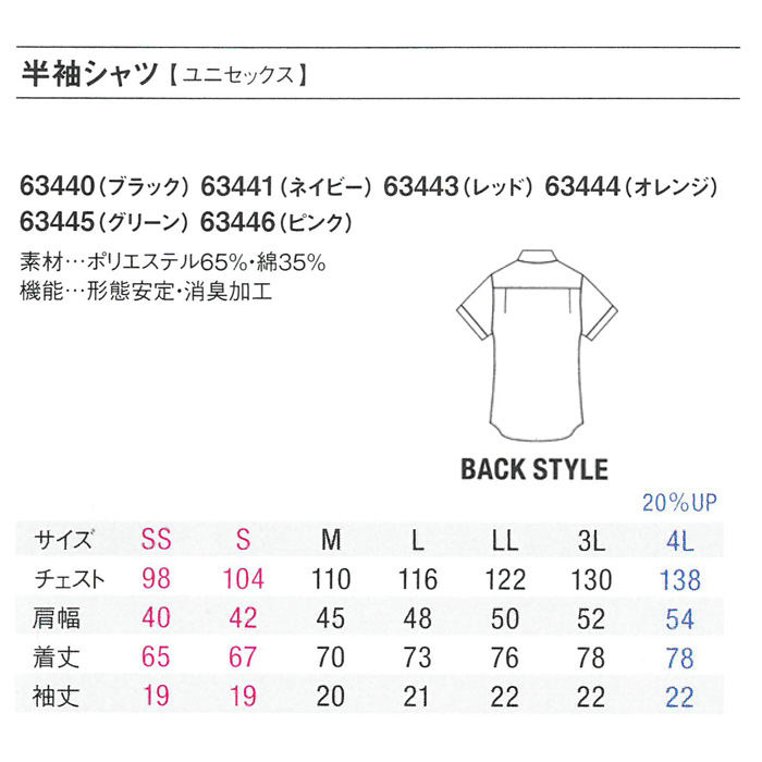 飲食店販売店制服】笑顔あふれるストライプ半袖シャツ6色　清掃クリーンスタッフにもオススメ【男女兼用】　商品説明