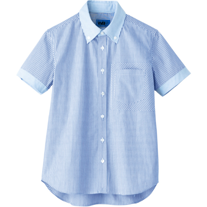 飲食店販売店制服】笑顔あふれるチェック半袖シャツ6色　清掃クリーンスタッフにもオススメ【男女兼用】　商品説明