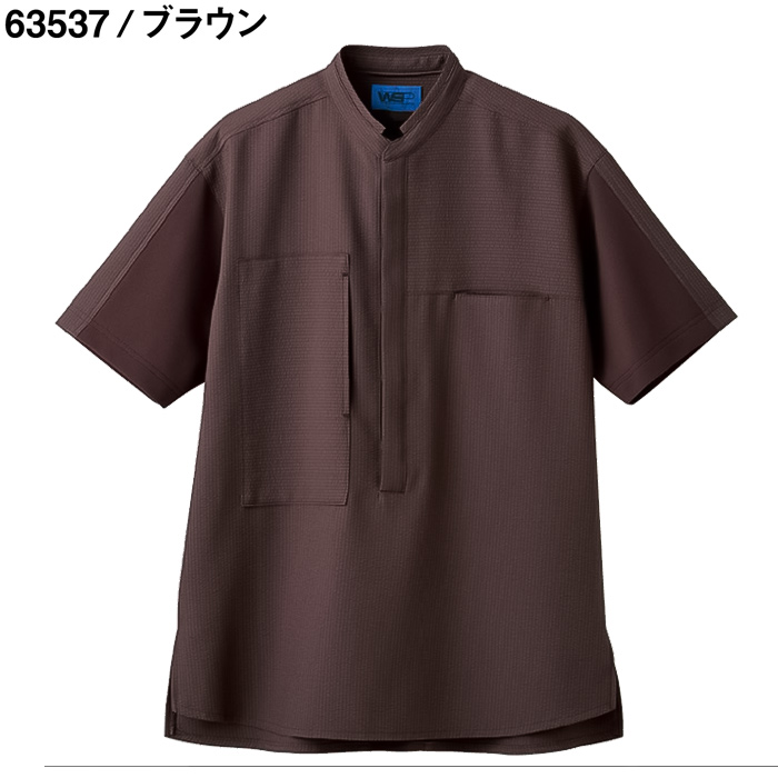 半袖シャツ2色【兼用】軽くて涼しいサッカー素材　色