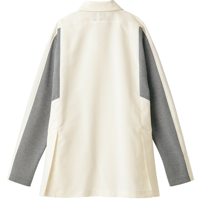 【清掃クリーニング制服】長袖スモックジャケット3色　ストレッチ、消臭加工、吸汗速乾【男女兼用】　商品説明