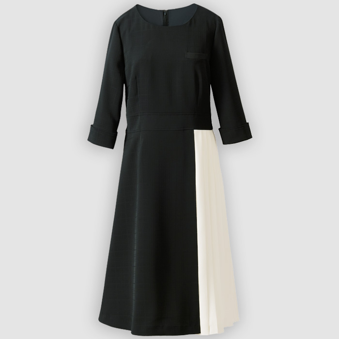 モノトーン　アシンメトリーワンピース 女性用