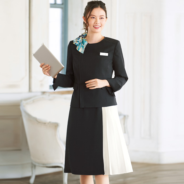 モノトーン　アシンメトリーワンピース 女性用