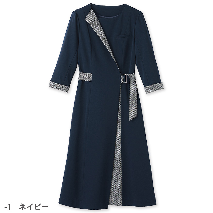 ”和こころ”おもてなしワンピース　和服のようなデザイン　色