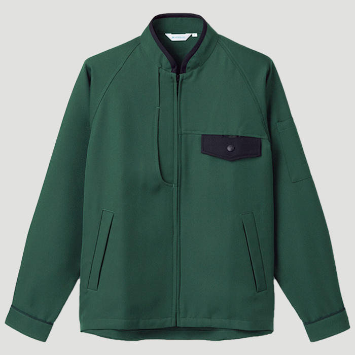 耐久防汚加工リップガードで清潔感キープ　高機能ブルゾン