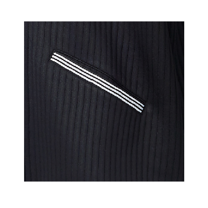 【飲食店販売店制服】カーディガン【女性用】　黒　紺　キルトニット　制電　　スペック