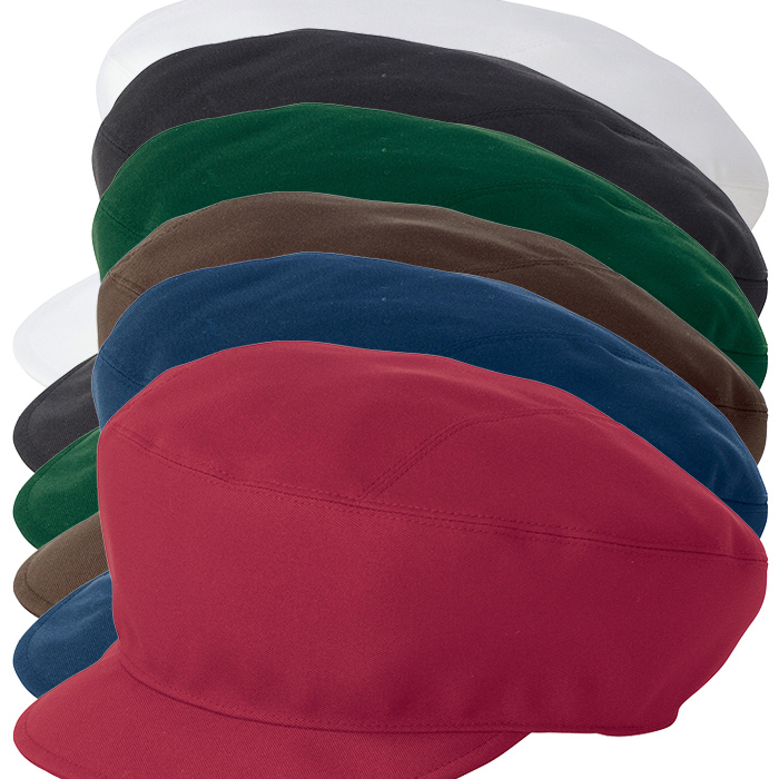 【飲食店販売店制服】リーズナブル　キャスケット帽【6色】サイズが選べる　サイズ調整可能アジャスター付　スペック