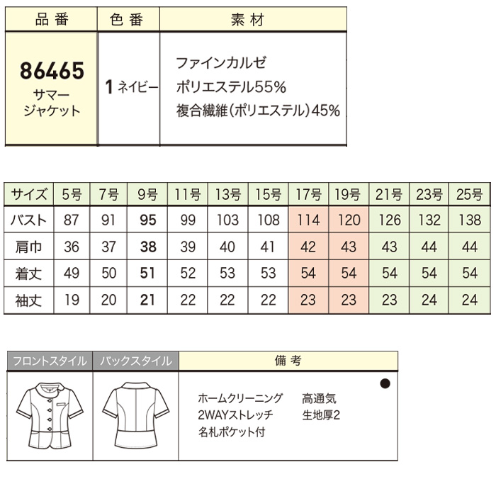 サマージャケット　金ボタン　赤パイピング　夏向き素材　ネイビー　スペック