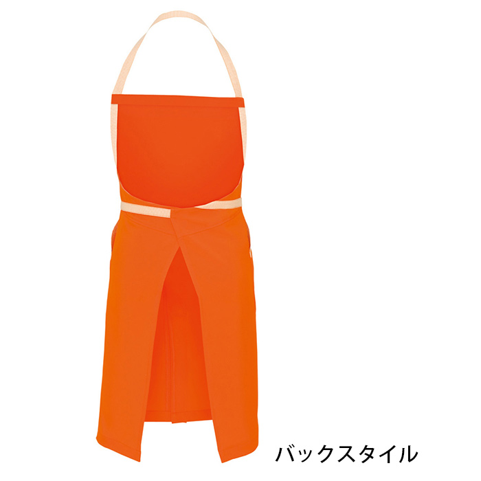 【飲食店販売店制服】紐ストライプ柄 首掛け胸当てエプロン【6色】丈80.5cm　スペック