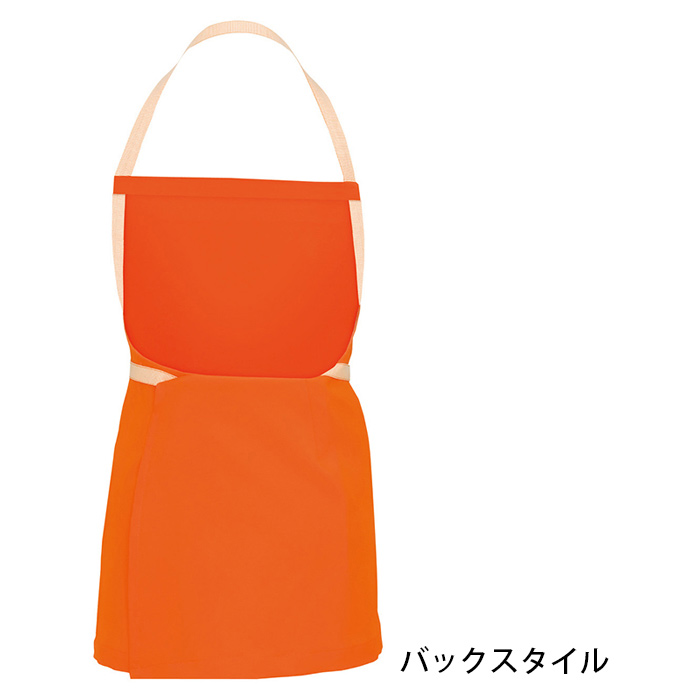 【飲食店販売店制服】紐ストライプ柄 ミニタイプ首掛け胸当てエプロン【6色】丈62cm 小柄な女性にもオススメ スペック