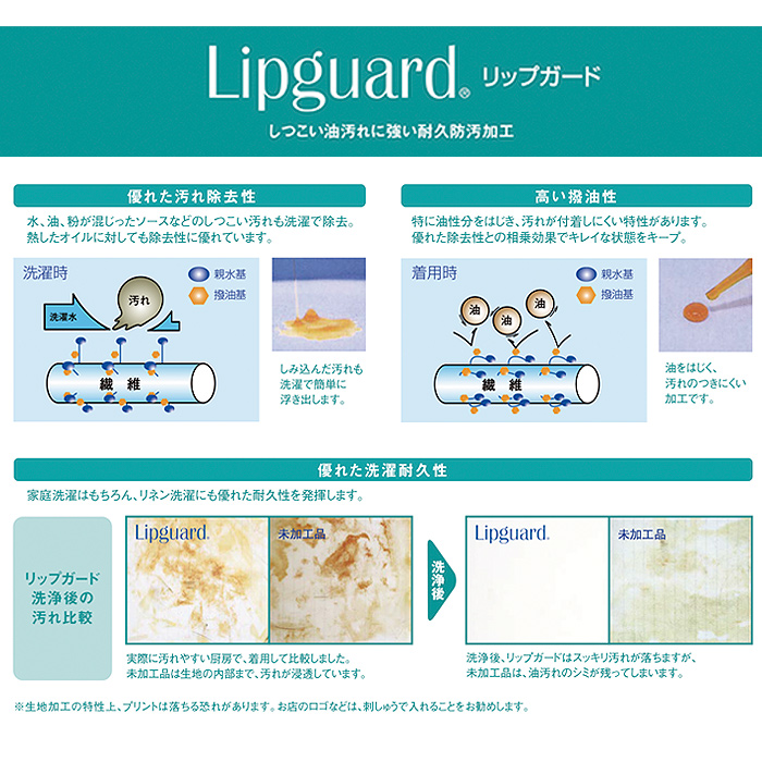 【飲食店販売店制服】腰ひもループ付きでキレイに着れる　腰下ショートエプロン【5色】