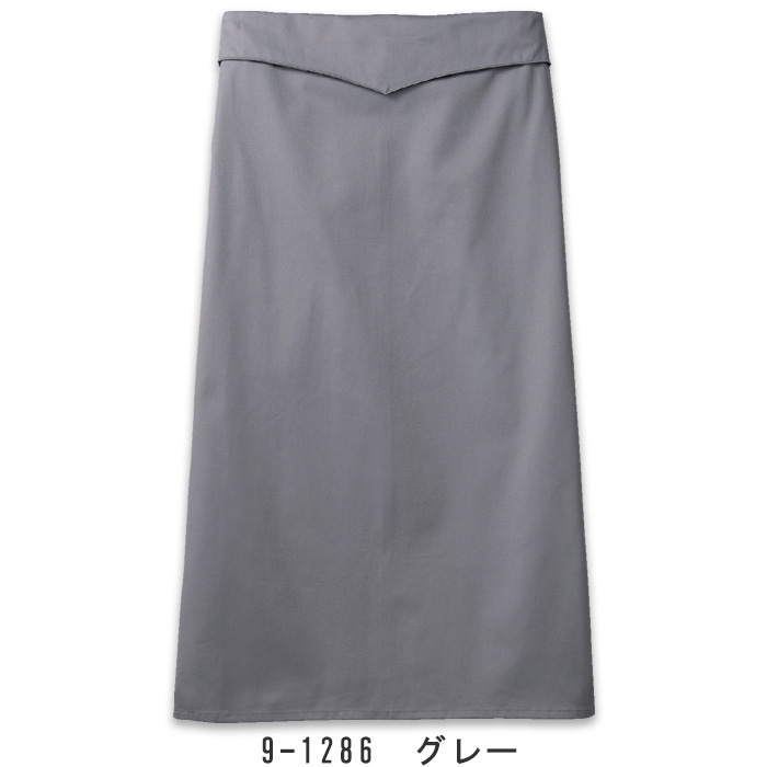 飲食店、厨房ロングエプロン4色　腰紐隠れる便利で見た目も美しい　飲食店制服ユニフォームエプロン　色
