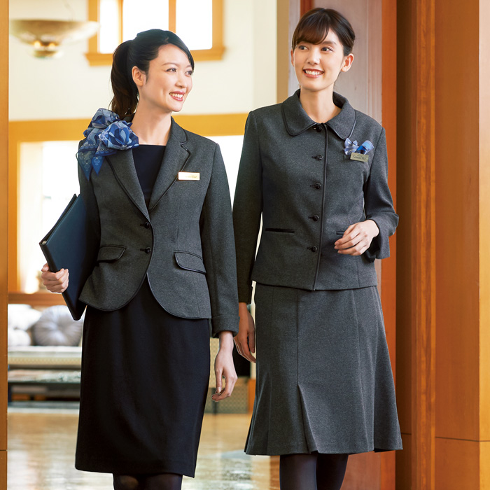 丸みのある襟がかわいいジャケット　女性用</h3></center> 女性用