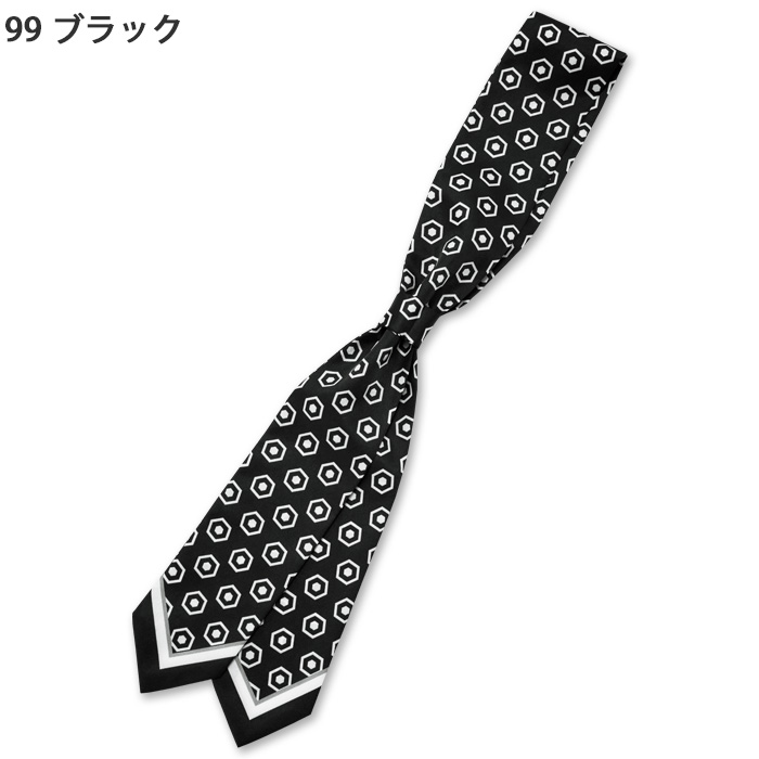 【ホテル・受付制服ユニフォーム】スカーフタイ3色【兼用】水玉・ドット柄　色