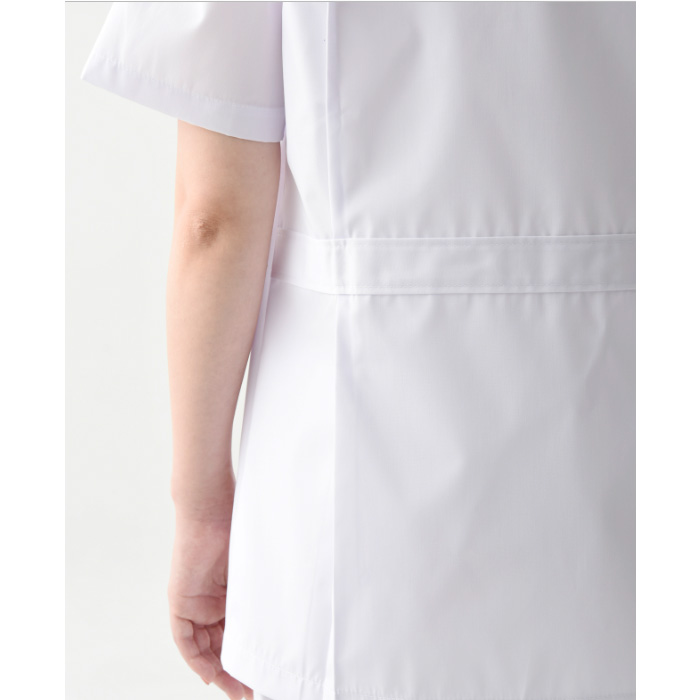 【栄養士・薬局】【栄養士・薬局】五分袖白衣【女性用】きちんと見えるメディカルタイプ スペック