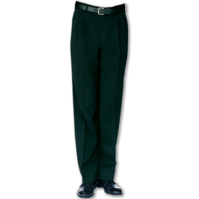 メンズスラックス　ウエスト70～110cm　ツータックでゆったり快適な履き心地　飲食店制服　ホテル受付制服　色