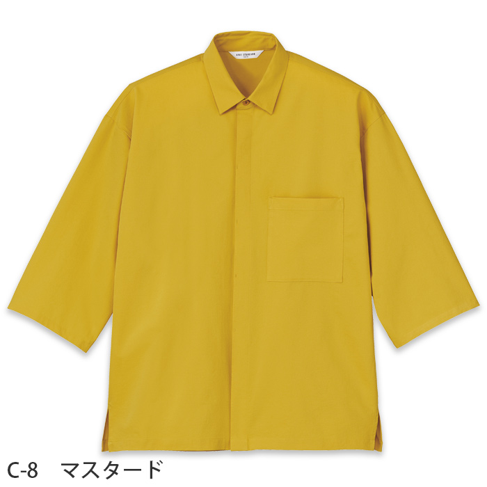 4方向ストレッチ　和洋OK　七分袖シャツ【3色】兼用　色画像