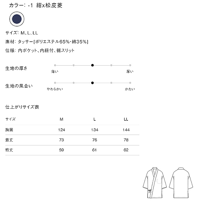 ハッピーコート　サイズ
