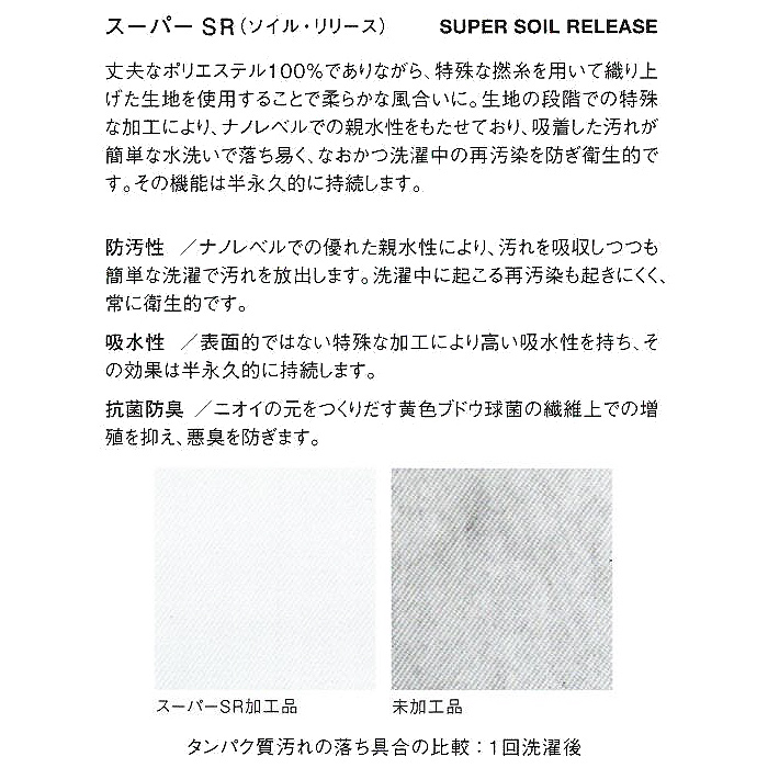 抗菌・制電・防汚の高衛生白衣 ”白”を長くキープするコート【男女兼用】 詳細画像