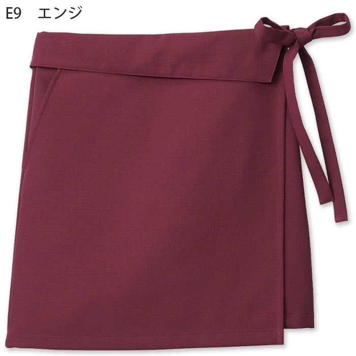 前掛【兼用】4色　バックル仕様で簡単装着　防脱色加工　色