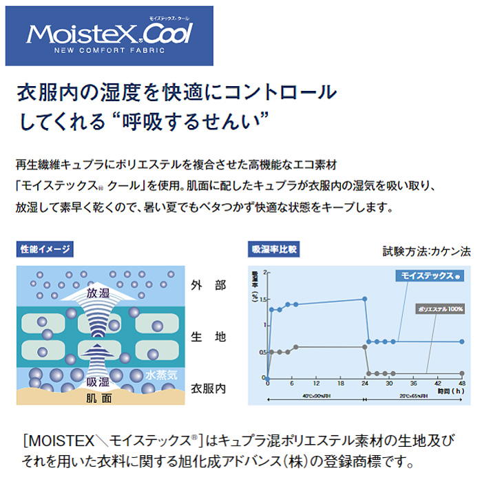 ボウタイ風七分袖ニット　2色　肌心地良く湿度を調整してくれる キュプラ　サスティナブル　エコトピア BCK7108　スペック