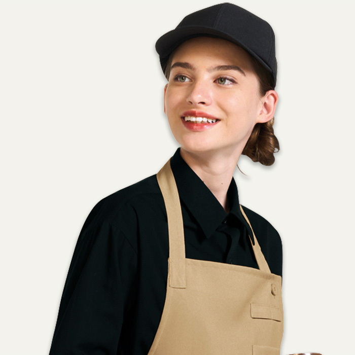 【飲食店販売店制服】キャップ6色【兼用】細菌を抑えこむ!制菌加工　　色