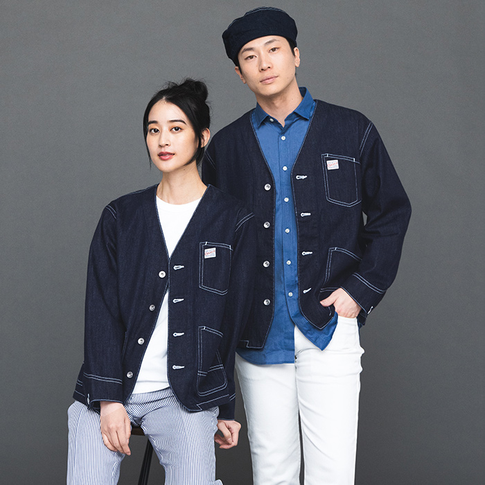 【飲食店販売店制服】CANTON ベレー帽【兼用M/Lサイズ】 国産ジャパンデニム モデル