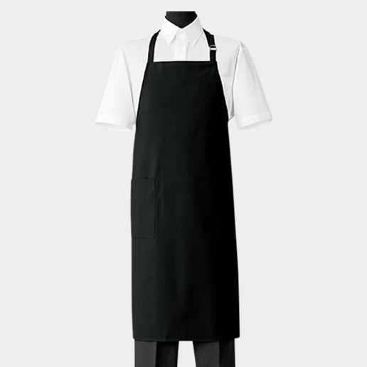 　色鮮やかなシンプル首かけエプロン