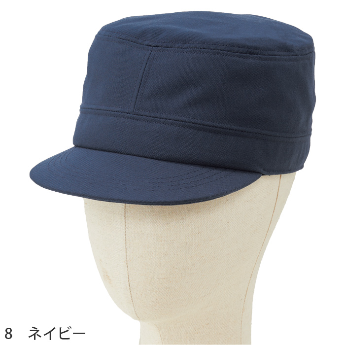 ワークキャップ4色【兼用】ポリ100%帆布生地　サイズ調節可能　色