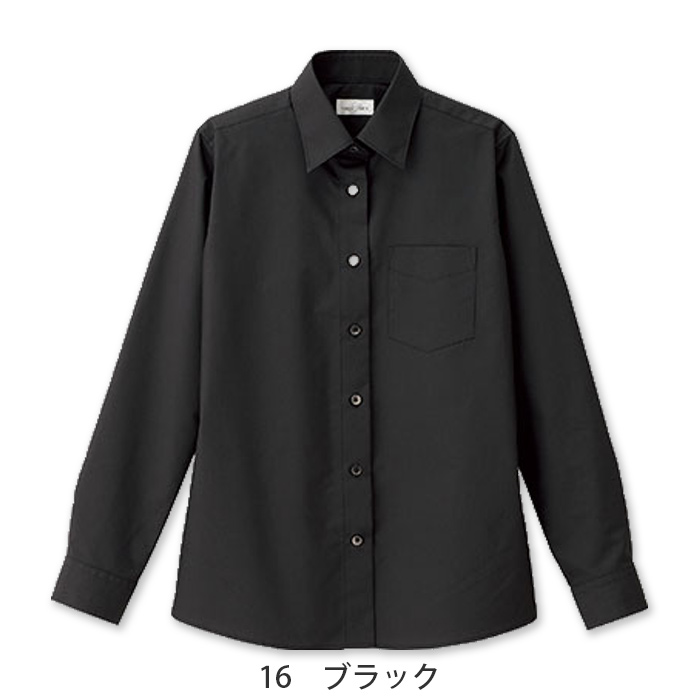 定番のお買得 女性用長袖シャツ レギュラーカラーでシワになりにくい　色