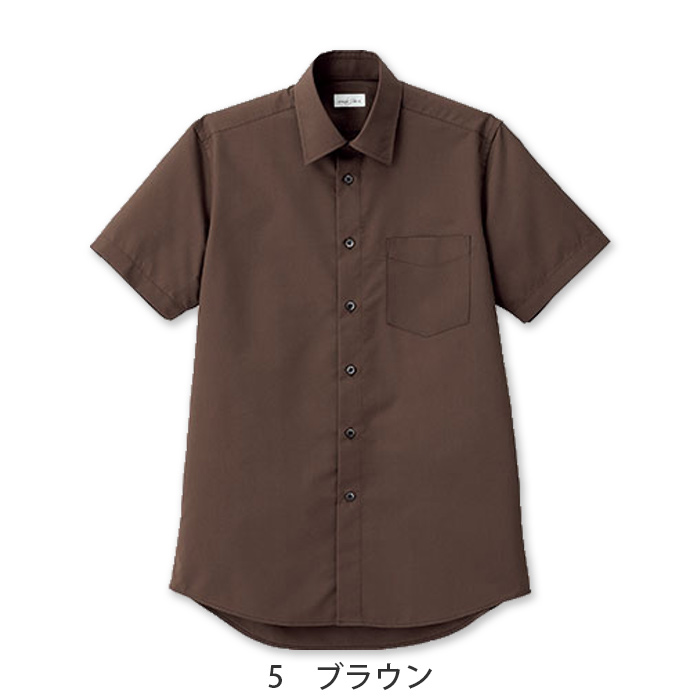 定番のお買得 男性用半袖シャツ レギュラーカラーでシワになりにくい　色