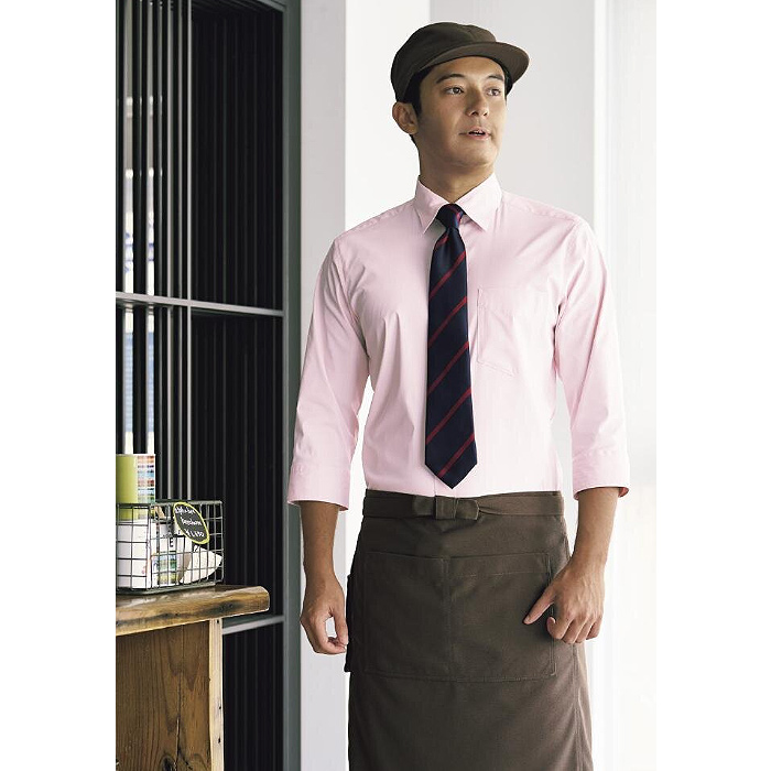 高機能七分袖シャツ3色【男性用】動きやすい×透けない+α　スペック