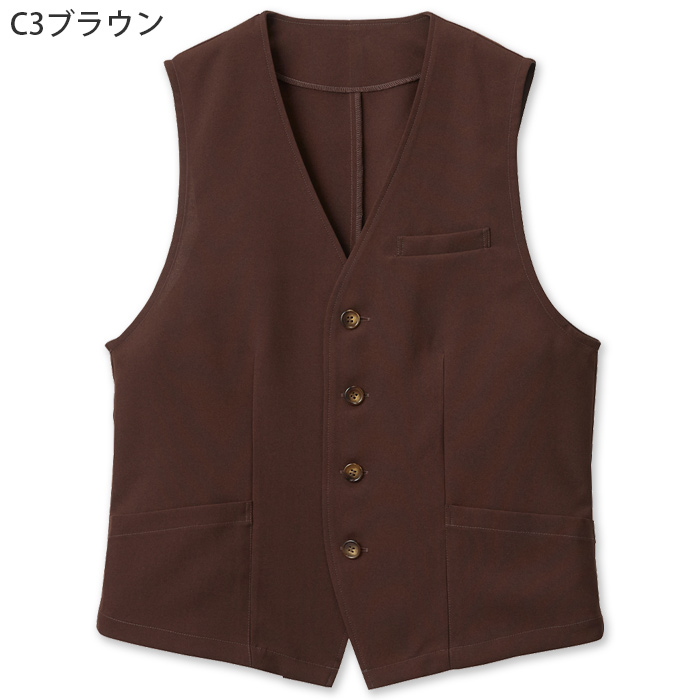 ベスト【兼用】4色　シワになりにくく、軽い着心地　色