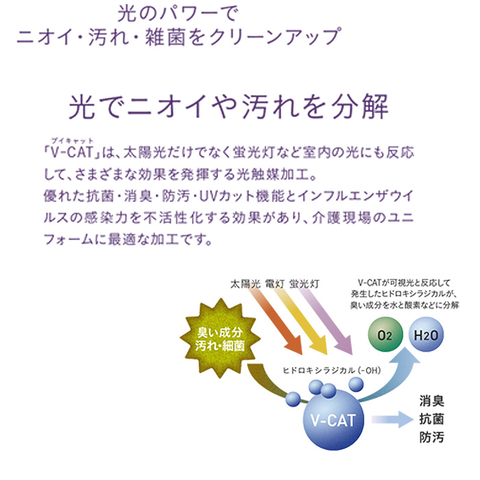 プルオーバー　V-CAT　5色　詳細