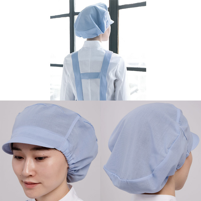 制菌加工で菌の増殖を抑制　優しいカラー5色丸天帽【男女兼用】　詳細画像